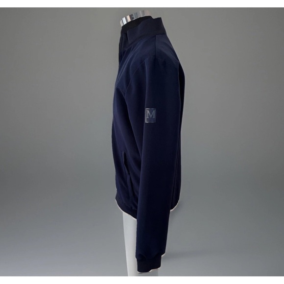 Guess Marciano Mens Jacket Sz L Formal Performance Blue Dressy Tech Work School - Picture 2 of 9